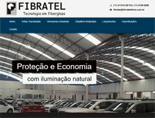 Tablet Screenshot of fibrateltelhas.com.br